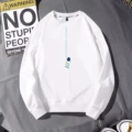 Sweatshirt white cut astronaut