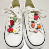 Strawberry carrot Cherry shoelace buckle upper decorative buckle diy accessories detachable children's canvas shoelace buckle