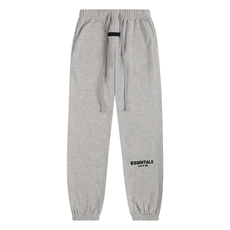 新款FEAR OF GOD ESSENTIALS植绒字母男女休闲宽松加绒连帽卫衣潮