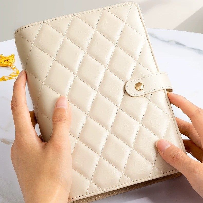 Wholesale Leather Loose-Leaf Jewelry Storage Bag Large Capacity Jewelry Storage Bag Carrying Jewelry Book Bag When Going Out