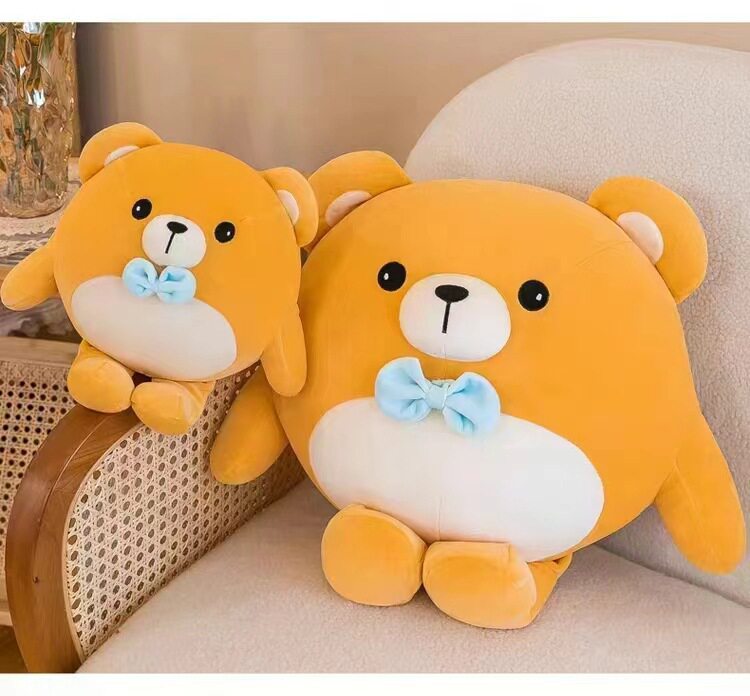 40厘米12寸大号毛绒玩具地推礼品娃娃婚礼互动公仔玩具活动定logo