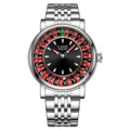 Steel strip silver black