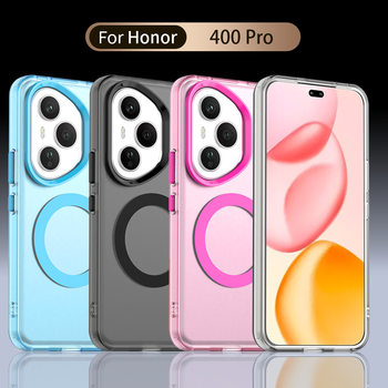Suitable for Honor 400Pro Foreign Version Magnetic Phone Case 400 Magnetic Skin-Feel Frosted Protective Cover Anti-Fall Case