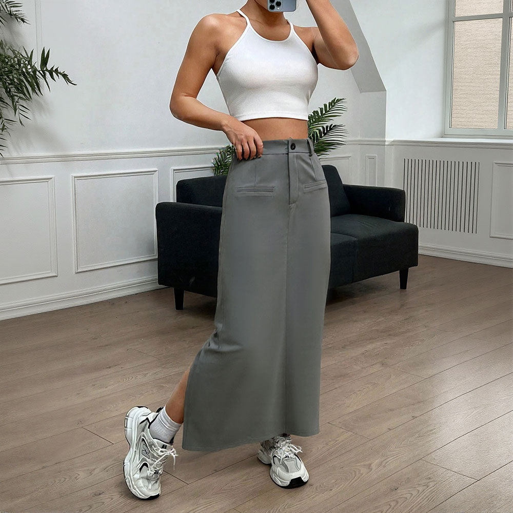 High Waisted Bodycon Skirt Vintage Style Slim Fit Elegant Design Perfect for Parties and Night Out Wholesale