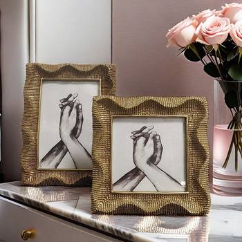 Resin Photo Frame Living Room Bedroom Wholesale Desktop Handmade Decoration Hanging Painting Retro Gift Picture Frame Ornaments Special New Style