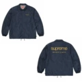 D424supreme 23fw nyc coaches jacket sapphire blue