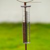 Amazon Cross-border Explosive Metal Snail Rain Gauge Fun Outdoor Courtyard Decoration Painted Old Rain Gauge