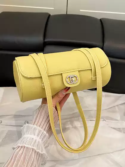 2025 New Retro Same Style Underarm Bag Ball Pattern Head Layer Small Square Bag 2026 New Small Fragrant Women's Bag Light Luxury Bag
