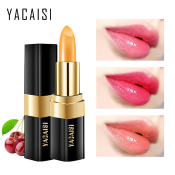Yacaisi red cherry color lipstick moisturizing non-stick cup lipstick does not decolorize lasting lip mud makeup wholesale