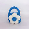 Finished Crochet Yarn Earphone Case Camellia Creative Couple Protective Cover Airpods2Pro Wallet