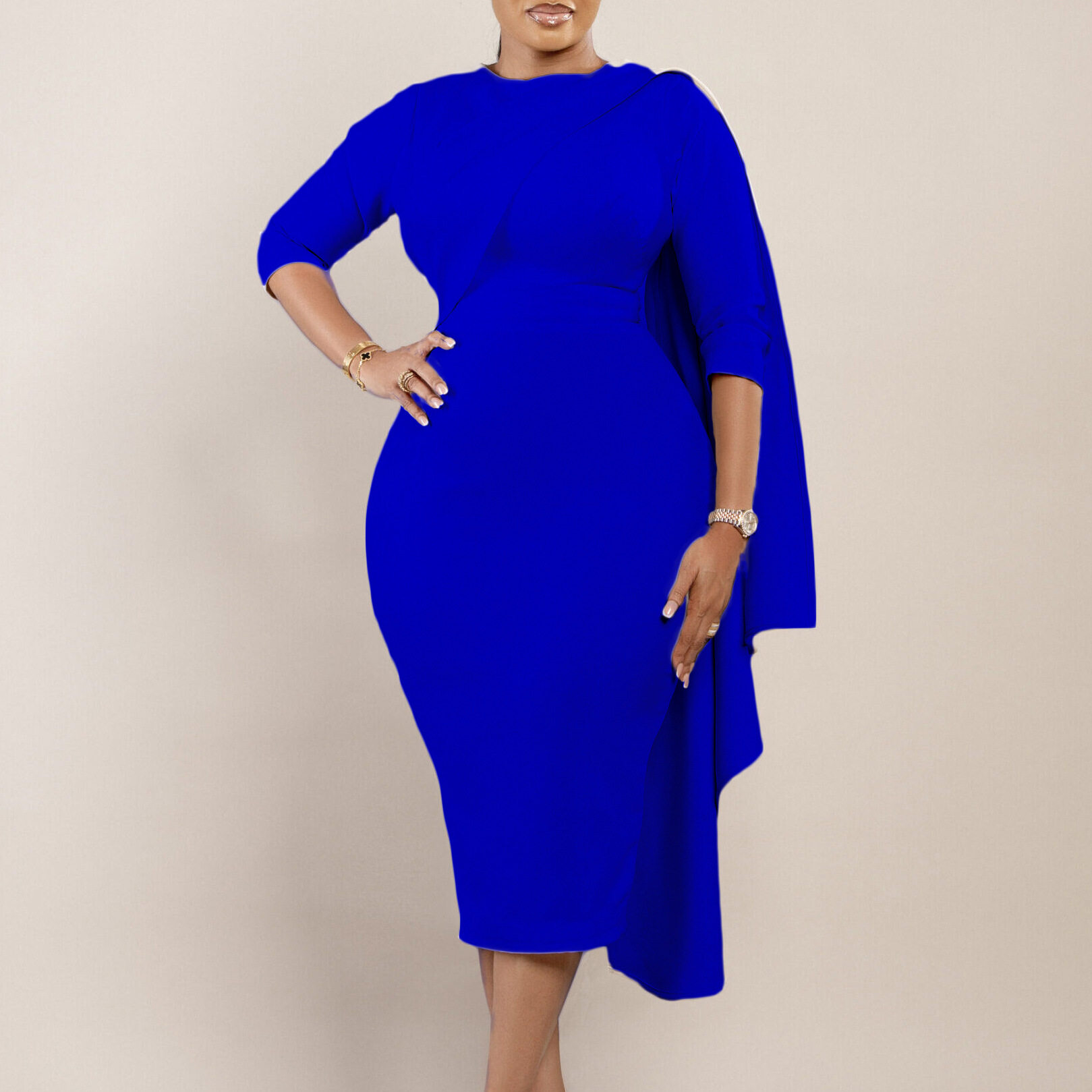 Womens Pencil Skirt Elegant Solid Color Trendy Design Versatile for Various Occasions Wholesale Available
