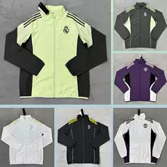 Real Madrid Football Jacket Manchester United Bayern Munich Roma Inter Milan Paris Barcelona Chelsea Men's and Women's Windbreaker Thin Jacket