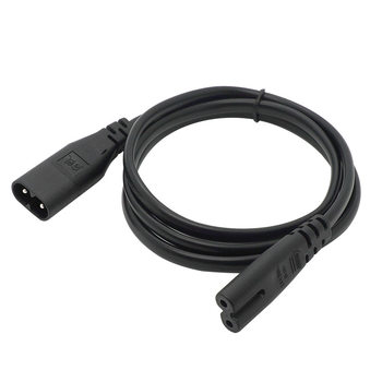 Iec-C7 to C8 Eight-Character Tail Power Extension Cable 2*0.75 Square Power Supply Extension Cable Eight-Character Round Hole Connection Cable