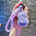 Leather 26 letter rope buckle-letter s