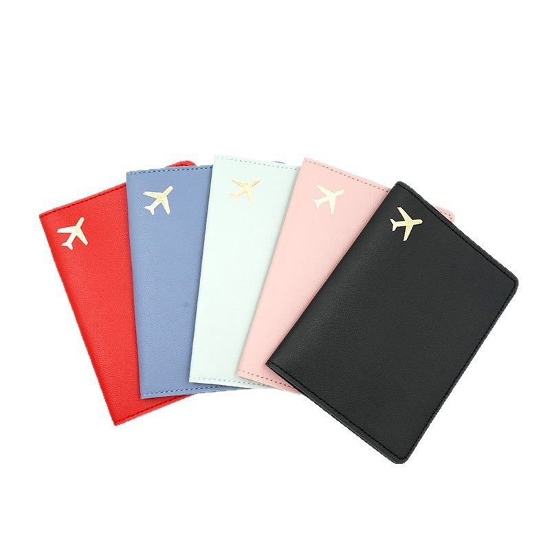 Cross-Border New Pu Leather Passport Holder Luggage Tag Convenient for Traveling Abroad Anti-Magnetic Anti-Theft Document Holder Storage Bag