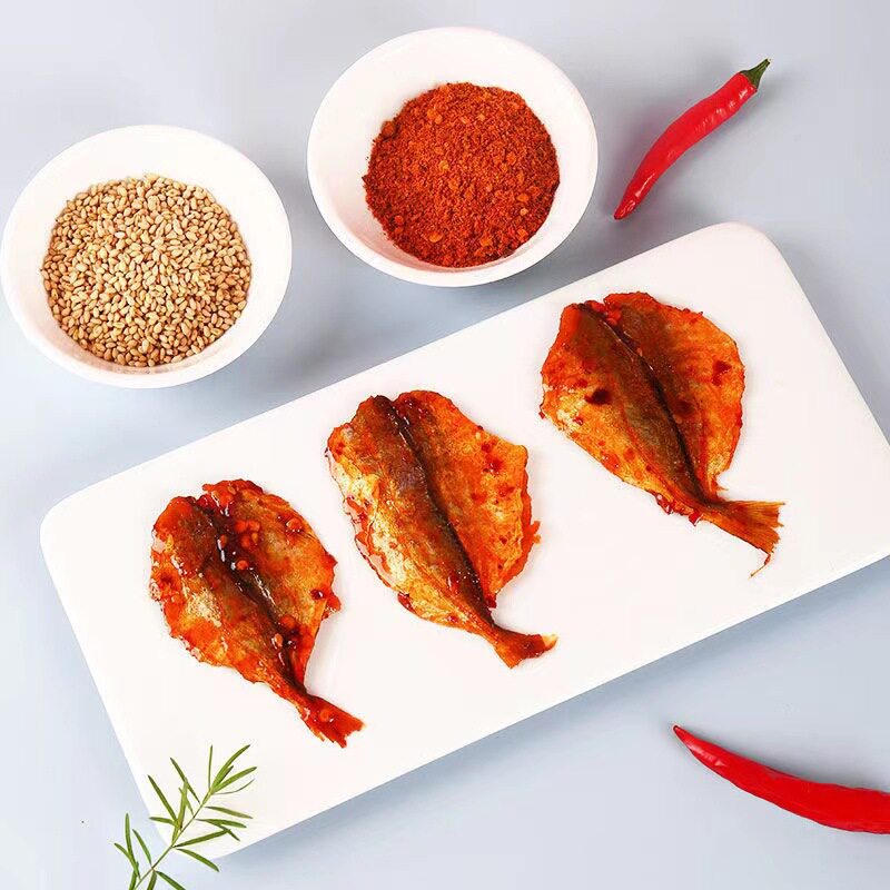 Tianzhixiang 50g spicy sliced fish Hunan specialty vacuum packaging spicy snacks