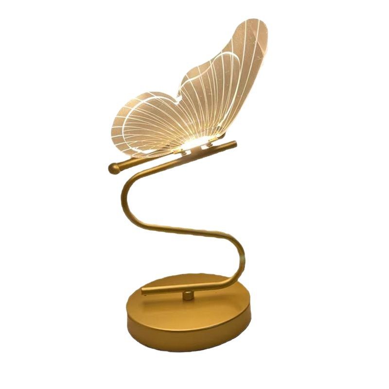 Carefully Selected Bedside Art Lamps for Living Rooms, Simple and Cozy Room Lamps, Luxurious Table Lamps, Light Post-Modern Butterfly Modern Table Lamps, Study Lamps