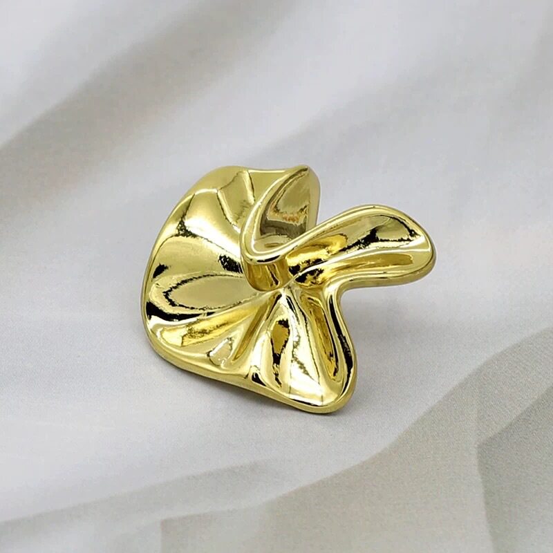 Shaped Metal Button Small Chanel Style Suit Jacket Knitwear Sweater Coat Button Simple Accessories Decorative Button