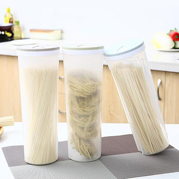 Shake Tone Same Style Noodle Tube Kitchen Cereal Storage Jar Noodle Storage Box Plastic Grain Storage Jar Noodle Box