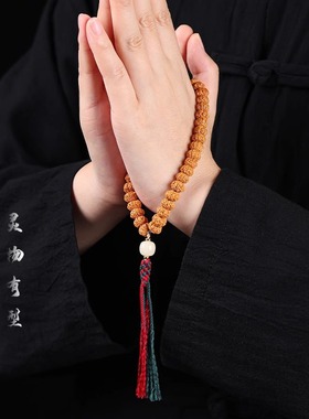 正宗印尼爆肉树王藏式小金刚菩提子手串士文玩金刚菩提手持佛珠