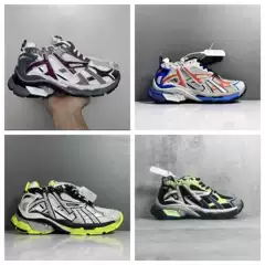 Foreign Trade Paris Third Generation 7.5 High Version Thick-Soled Retro Dad Shoes for Men and Women Casual Running Couple Sports Shoes