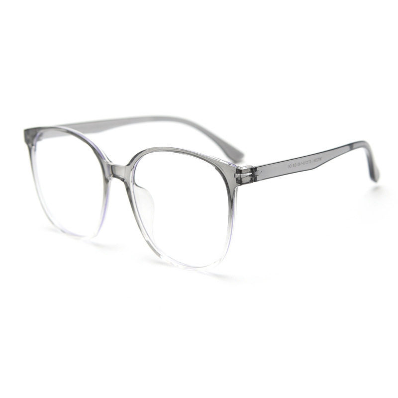 New Korean style TR90 large frame plain glasses women's fashion black frame glasses frame men's Little Red Book same style plain glasses frame