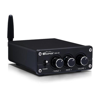 Woopker New As-33 Amplifier Pta3116 100W*2 Dual-Channel Bluetooth 5.0 Audio Amplifier