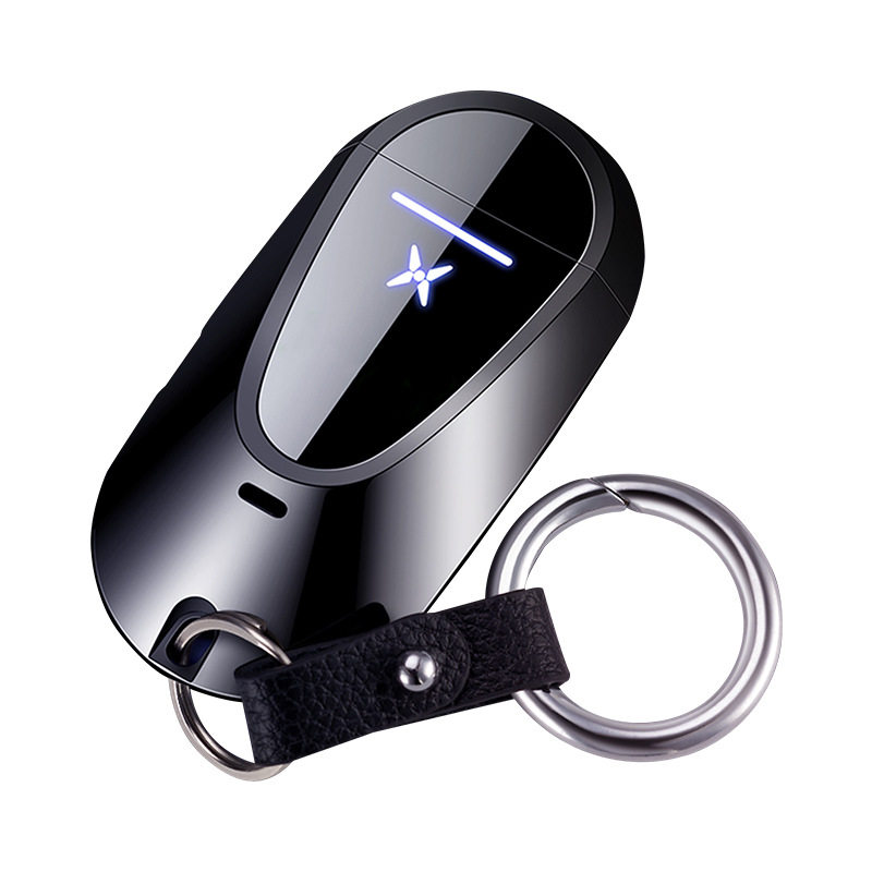 语音充电打火机送男友男士高档防风钥匙扣网红创意个性批发高颜值