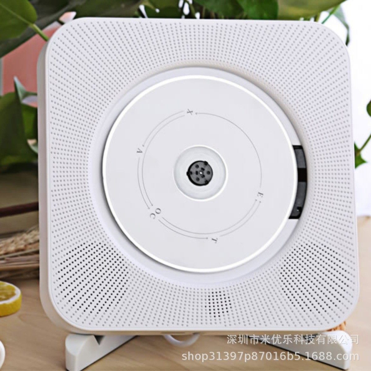 Cross-border CD player album wall hanging retro vinyl music cd player ins wind bluetooth English record player portable