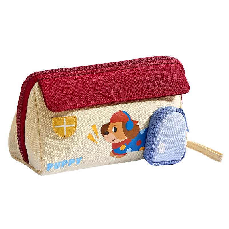 House Pencil Bag Cute Storage Stationery Bag 2025 New Primary School Student High-Looking Girl Model Large Capacity Stationery Box