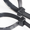 Outdoor Sun Protection and Anti-Aging Black Extra-Large Nylon Cable Ties Widened and Thickeneded Fixed Garden Tie Straps National Standard