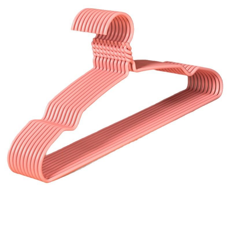 Clothes Hanger for Home Use, Metal Clothes Rack, Short Neck Hanger, Non-Marking, Prevents Shoulder Marks