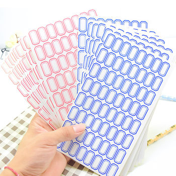 Handwritten Self-Adhesive Label Paper, Small Label Stickers, Price Stickers, Price Tags, Self-Adhesive Sticker Classification