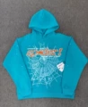 819 blue with orange lettering