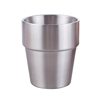 Amazon 304 Double-Layer Stainless Steel Cup Anti-Scalding Step Straight Sand Beer Milk Tea Cup Soju Coffee Cup Outdoor