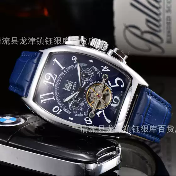 Foreign Trade Men's Large Flywheel Mechanical Automatic Watch Manufacturer Wholesale Dropshipping