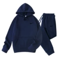 Navy blue + black label
