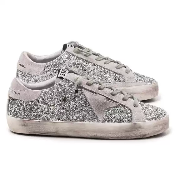 Korean Style Distressed Star Sneakers 2024 New Arrival Versatile Viral Platform Shoes with Hidden Height Increase Dirty Leather Women's Shoes