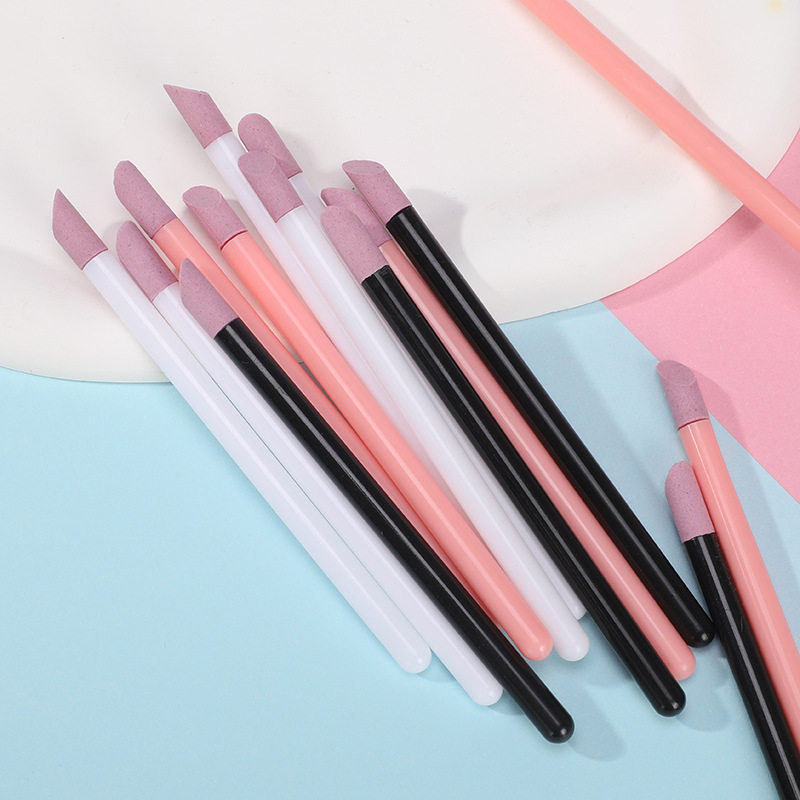 Nail Polishing Tool Nail Grinding Rod Quartz Pen Nail File Nail Surface Sanding Fine Exfoliating Nail Pen Cross Border