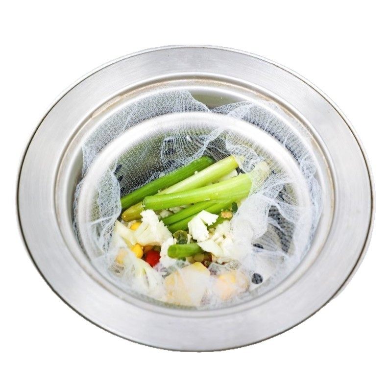 Kitchen Sink Filter Drain Net for Washing Vegetables and Dishes, Disposable Drain Net to Prevent Clogging