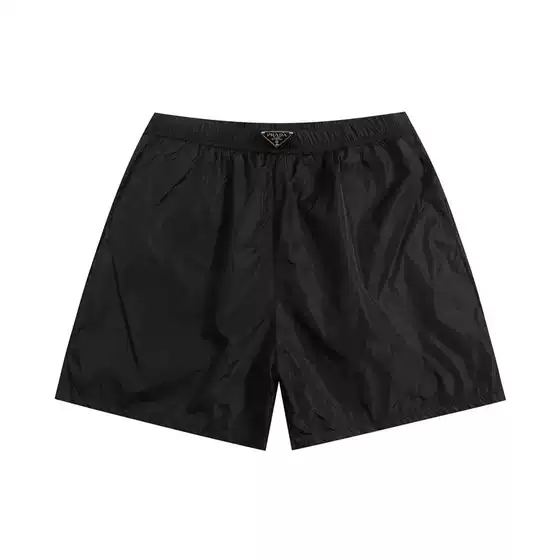 Trendy Paris-Style Recycled Fabric with Precision Mesh Lining, Five-Point Beach Shorts for Men and Women, Casual Versatile Shorts