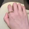 Dopamine Ring for Women, Unique Design with a High-End Feel, 2026 New Popular Model, Decorative Enamel Rainbow Index Finger Ring