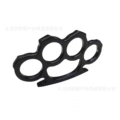 Aluminum alloy thin small round head black