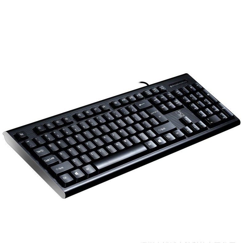 Chuang Guang Bao Q9 wired keyboard USB office business desktop notebook Universal round mouth flat mouth keyboard waterproof