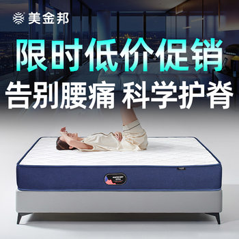 Thickened Household Blue-Sided Fully Encased Spring Mattress for Bidding Projects and Hotel Use, Simmons Mattress