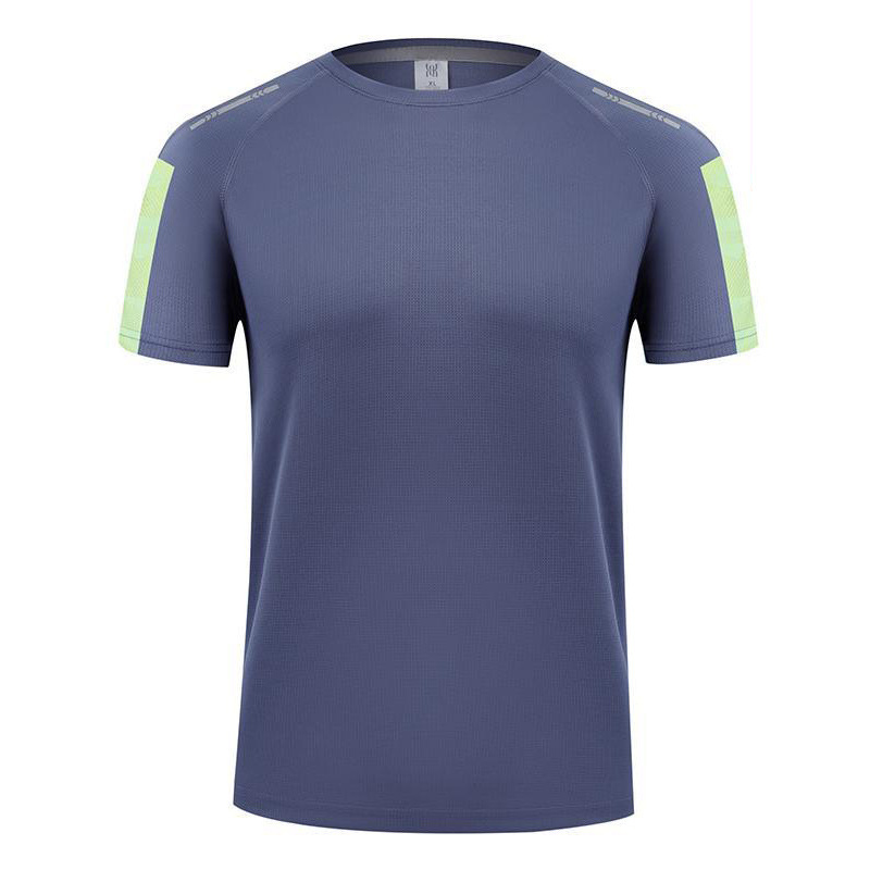 夏高品质圆领薄款透气速干T恤定制 户外运动跑步团建活动服印绣字