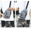 In Stock Men's Chest Bag Waist Bag Crossbody Bag Can Put Earphones Multi-functional Travel Shoulder Bag Casual Business Bag