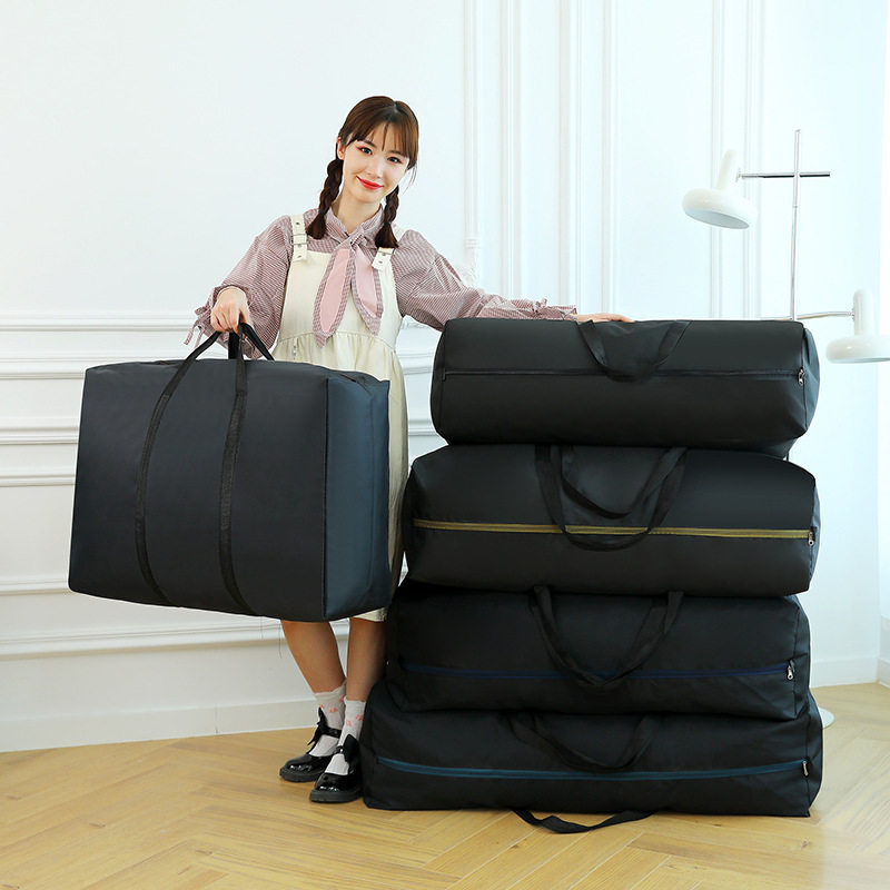 Oxford cloth moving bag luggage bag extra large quilt storage bag clothing luggage bag moving packing bag wholesale