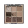 DIKALU milk tea nine-color eye shadow plate transparent acrylic matte nine-color nude nine-square eye shadow cross-border makeup