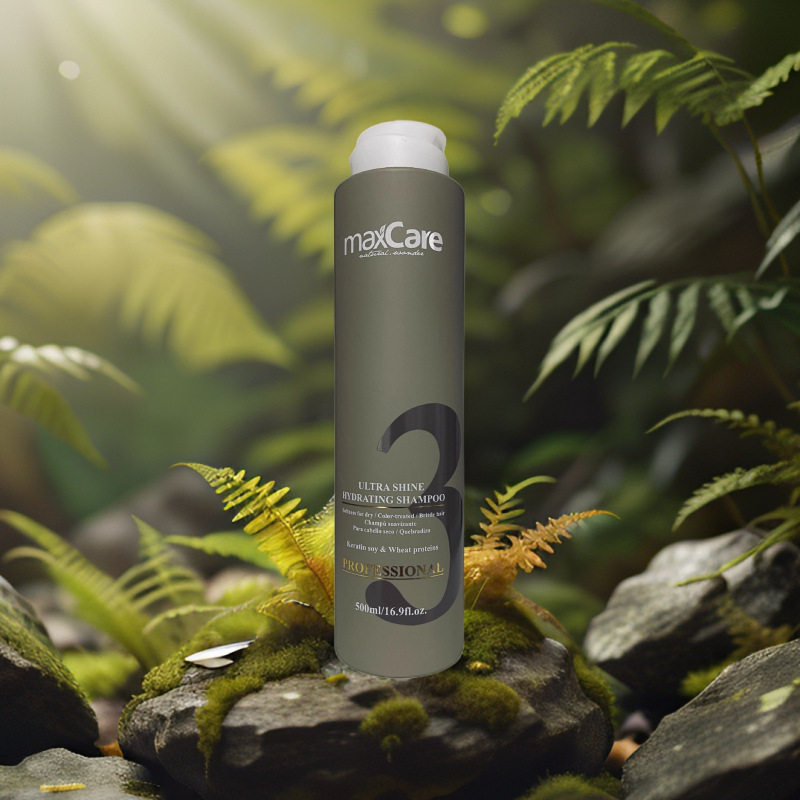 Maxcare Moisturizing and Smoothing Shampoo Collagen Deep Cleansing Hair Care Product Repairs Hair Texture and Strands